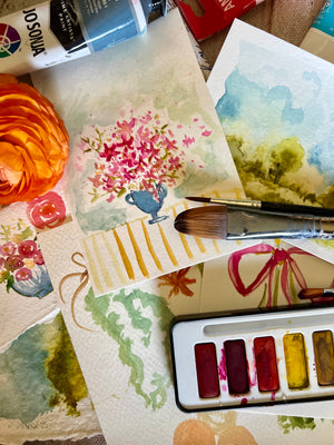 Watercolor Workshop with Jenny at Gather