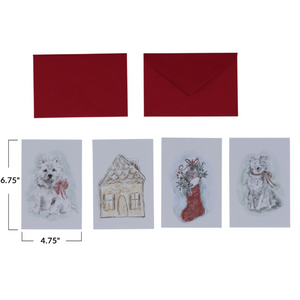 Jenny Parkhurst Designs Recycled Paper Christmas Card Boxed Set