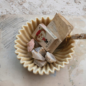 Decorative Resin Pleated Bowl