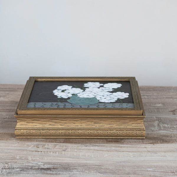 Hand-painted Wood Box