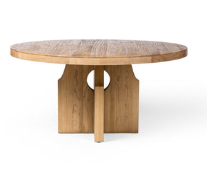 60” Reclaimed Natural Elm Round Table