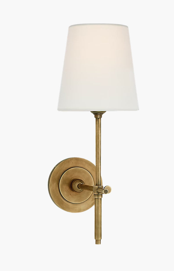 Bryant Sconce- Hand Rubbed Antique Brass